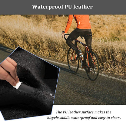 ROCKBROS Fahrradsattel Bequem Gelsattel Herren Damen Ergonomischer Breiter Fahrradsitz Weich Memory Foam MTB Rennrad 26 * 22cm Atmungsaktiv Wasserdicht